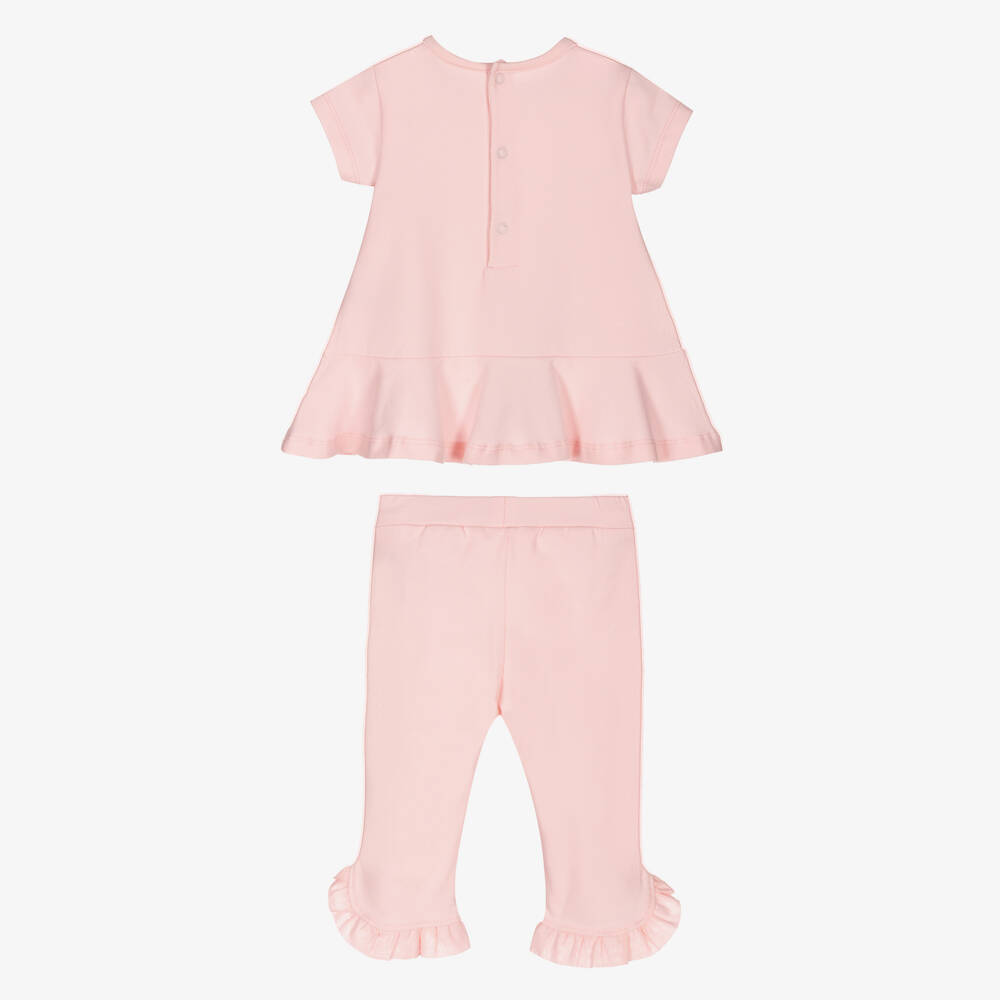 A Dee-Розовый топ с бабочками и легинсы | Childrensalon Outlet