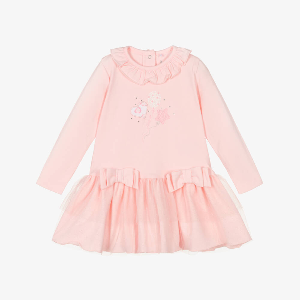 A Dee-Розовое платье с оборками | Childrensalon Outlet