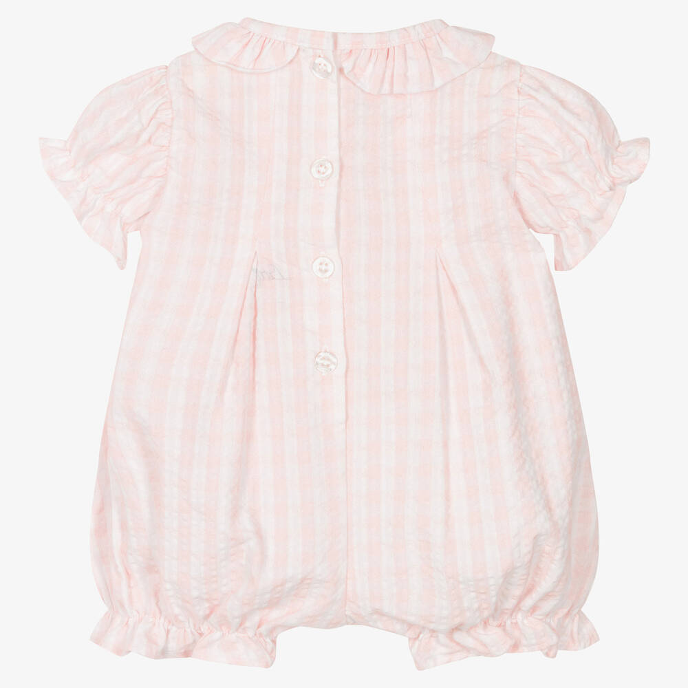 A Dee-تبّان قطن سيرسوكر لون زهري للمولودات | Childrensalon Outlet