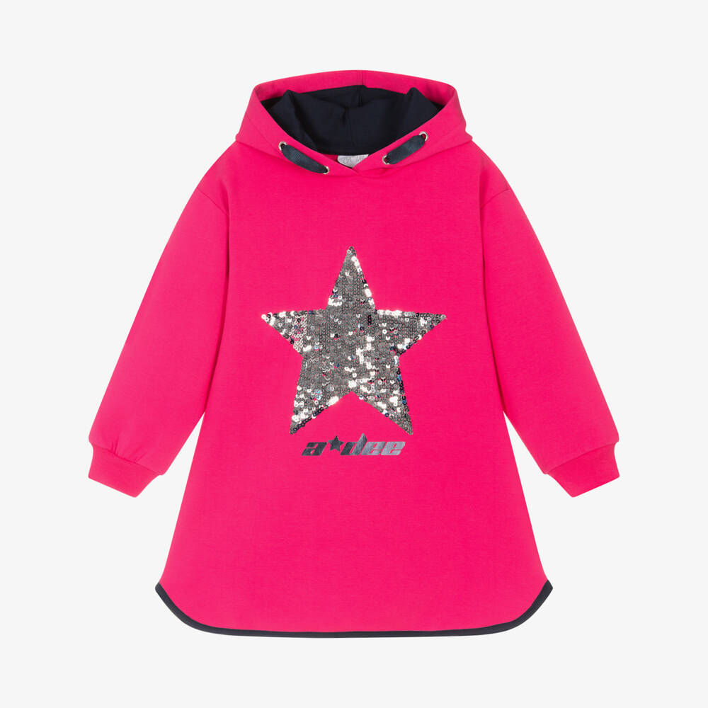 A Dee-Розовое платье из джерси для девочек | Childrensalon Outlet