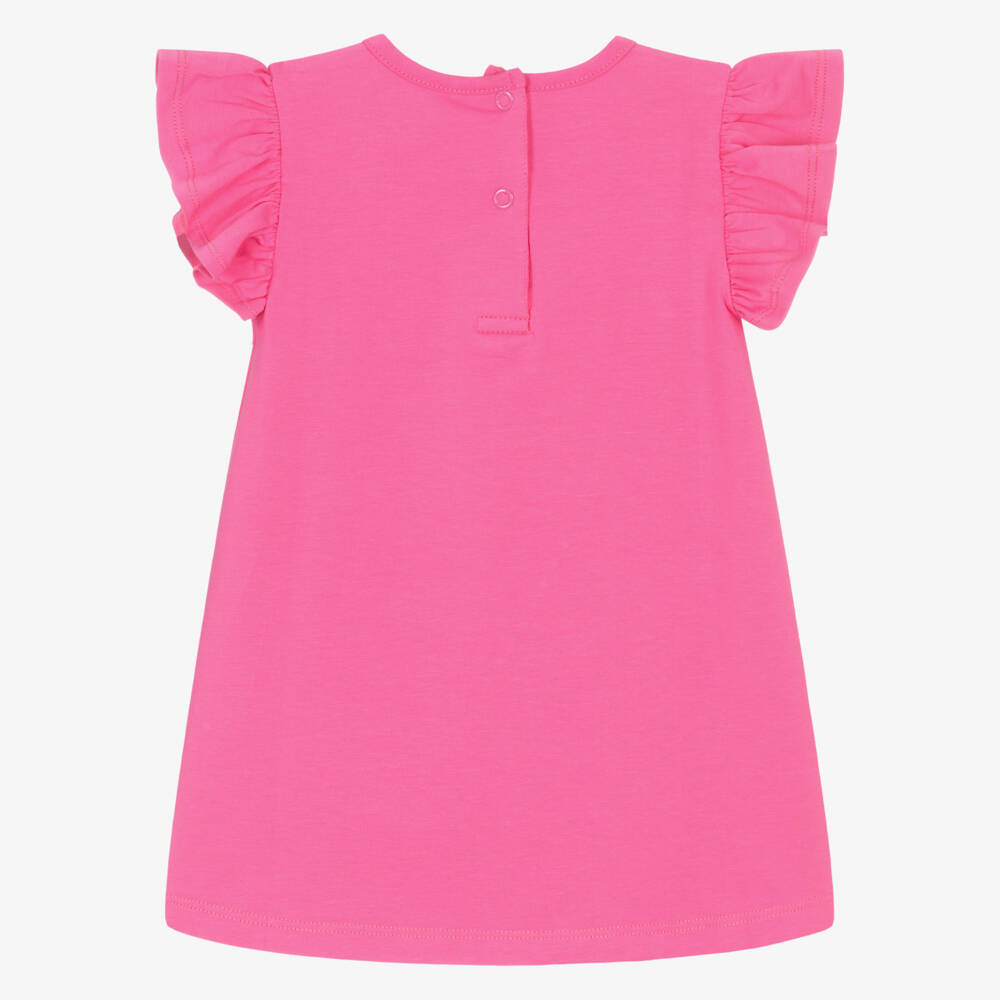 A Dee-Girls Pink Fruit Print Frock | Childrensalon Outlet