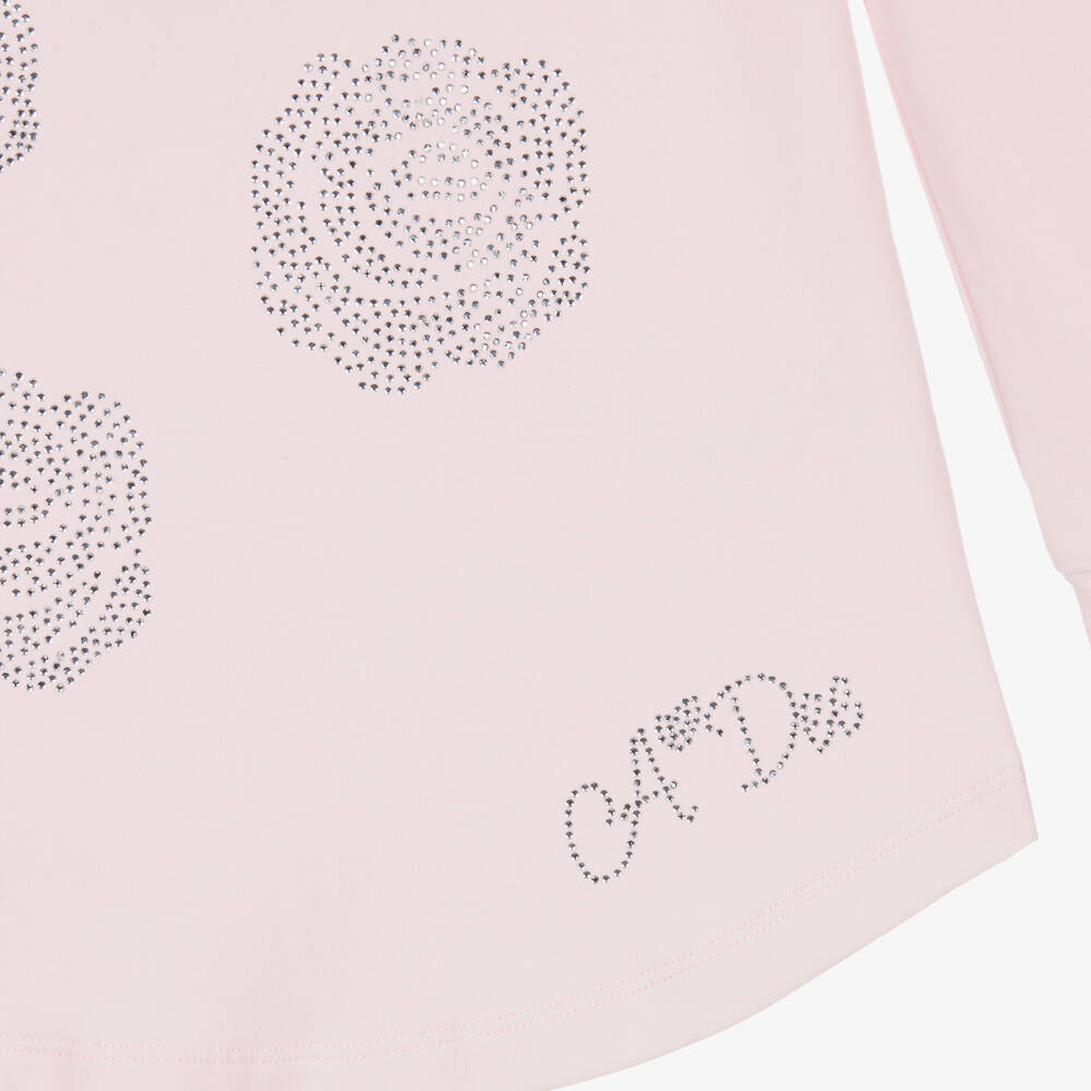 A Dee-Girls Pink & Grey Cotton Leggings Set | Childrensalon Outlet