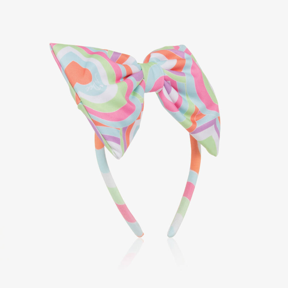 A Dee-Girls' Pink Heart Patterned Headband | Childrensalon Outlet
