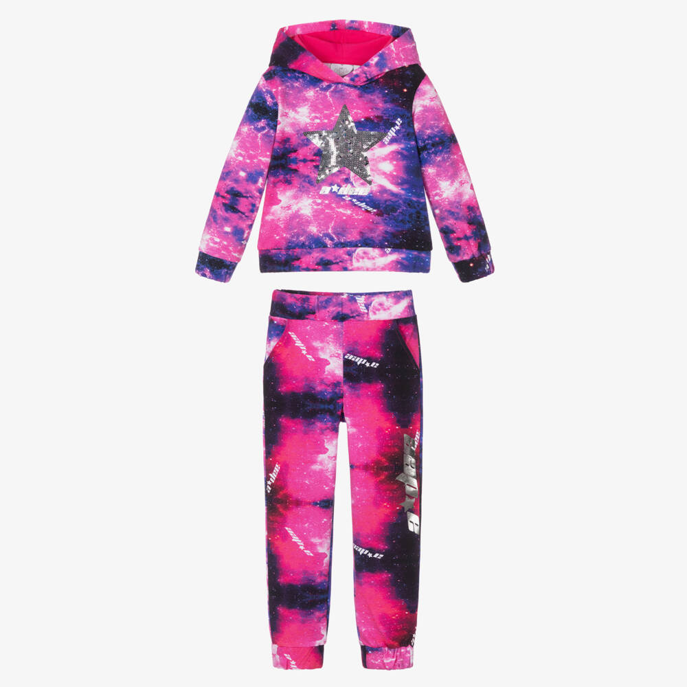 A Dee-Girls Pink & Purple Tracksuit | Childrensalon Outlet