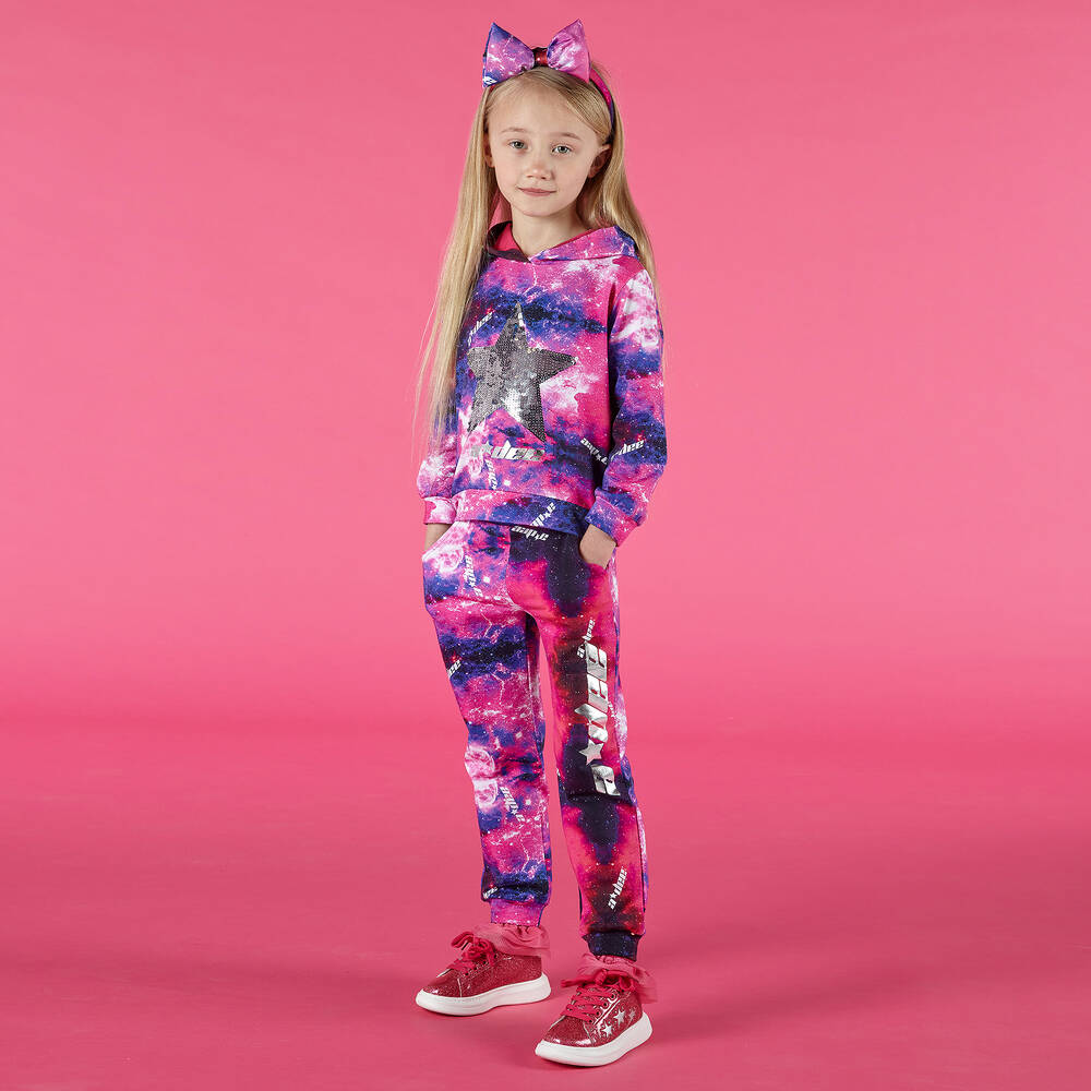 A Dee-Girls Pink & Purple Tracksuit | Childrensalon Outlet
