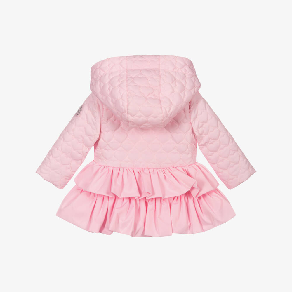 A Dee-Розовое стеганое пальто для девочек | Childrensalon Outlet
