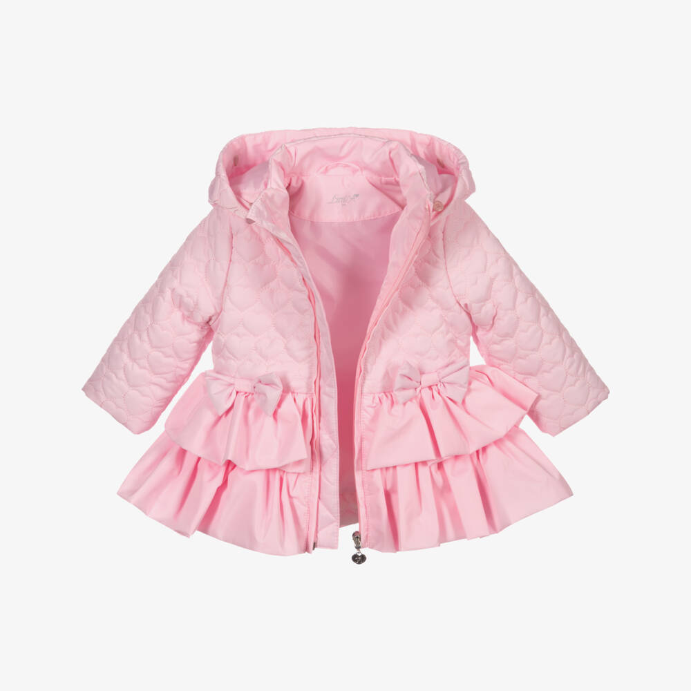 A Dee-Розовое стеганое пальто для девочек | Childrensalon Outlet