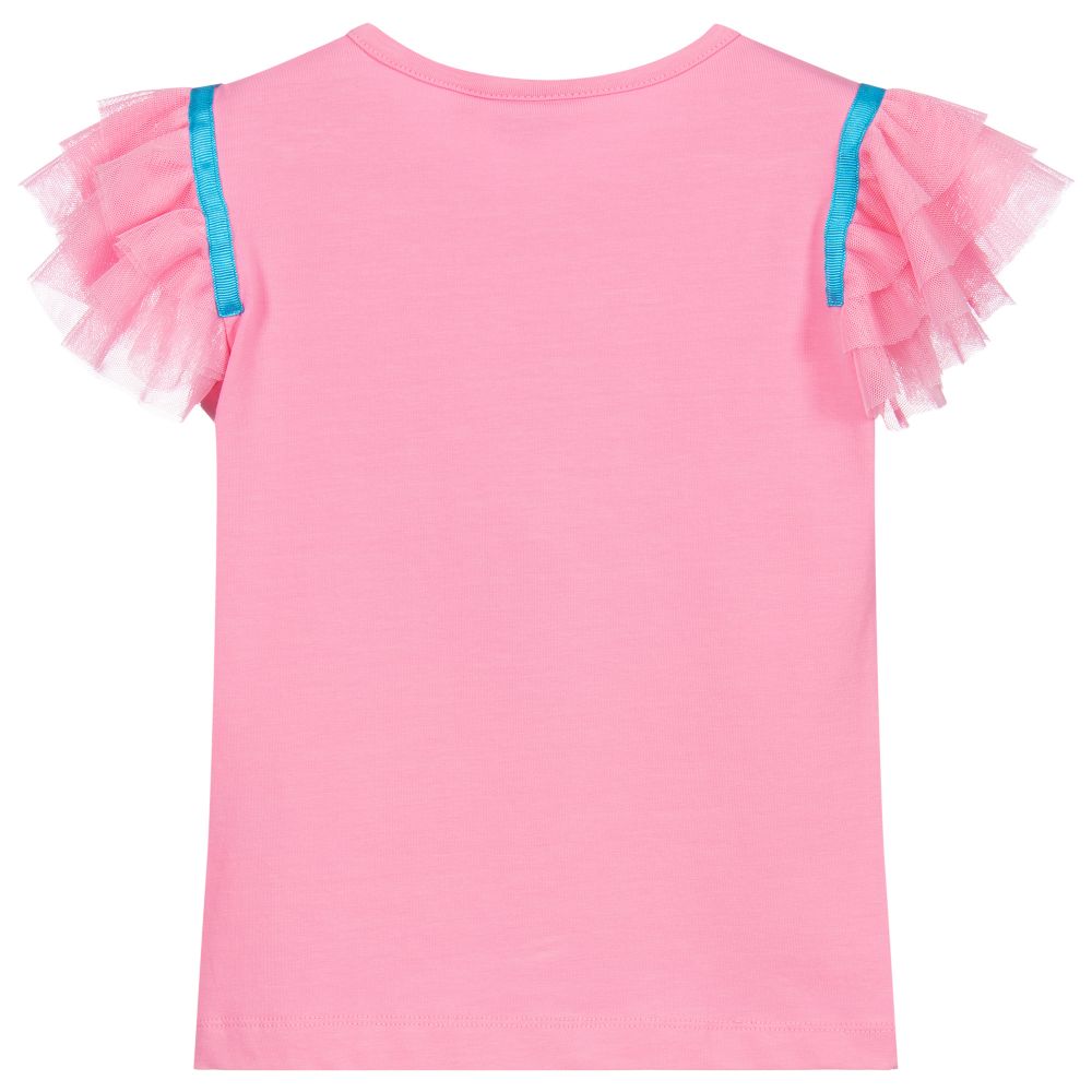 A Dee-Girls Pink Unicorn T-Shirt | Childrensalon Outlet