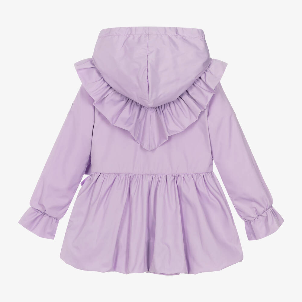 A Dee-معطف هودي لون بنفسجي للبنات | Childrensalon Outlet