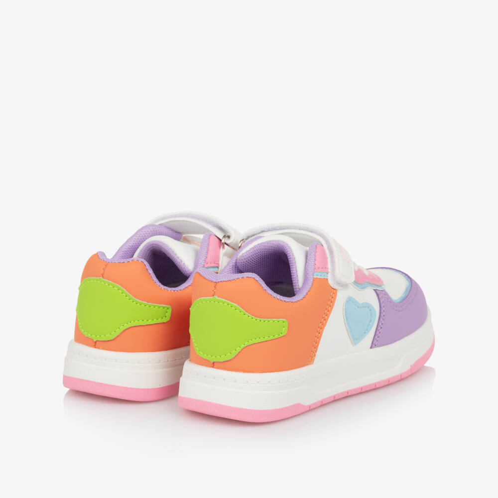 A Dee-Girls Purple White Panel Sneakers | Childrensalon Outlet