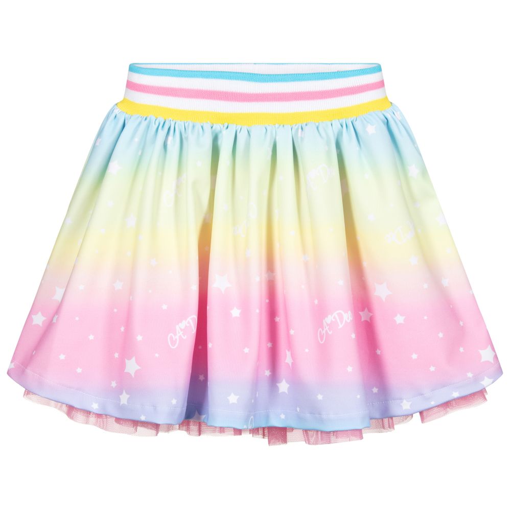 A Dee - Girls Rainbow Star Skirt | Childrensalon