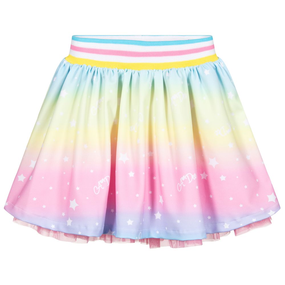 Rainbow skirt for ladies 2025