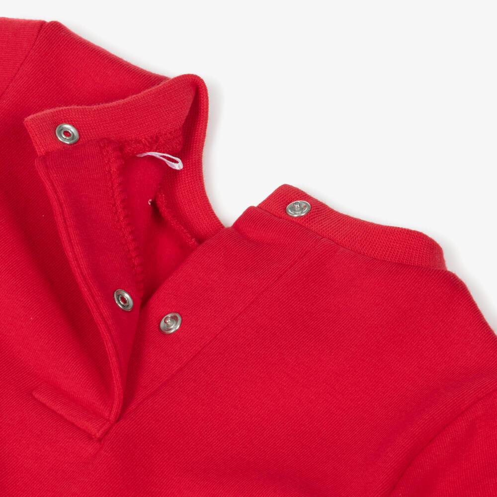 A Dee-Платье из хлопка с красным бантом для девочек | Childrensalon Outlet