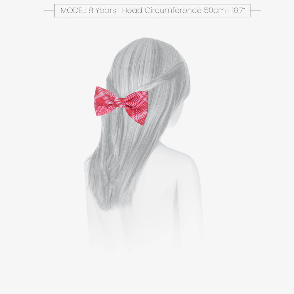 A Dee-Заколка для волос с красным клетчатым бантом для девочек | Childrensalon Outlet