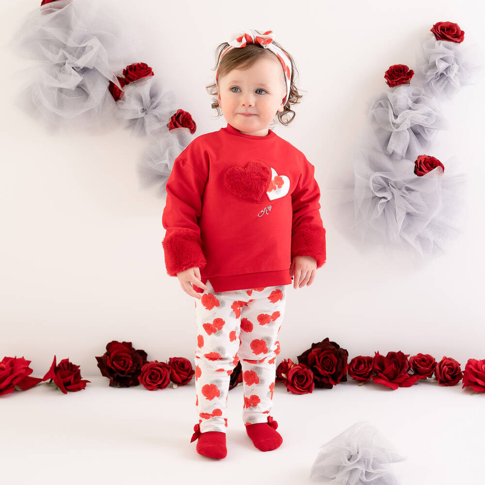 Legging rouge fille store