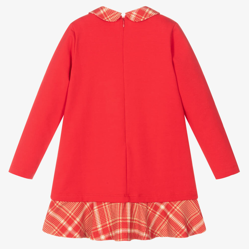 A Dee-Красное платье с медвежонком из стразов | Childrensalon Outlet