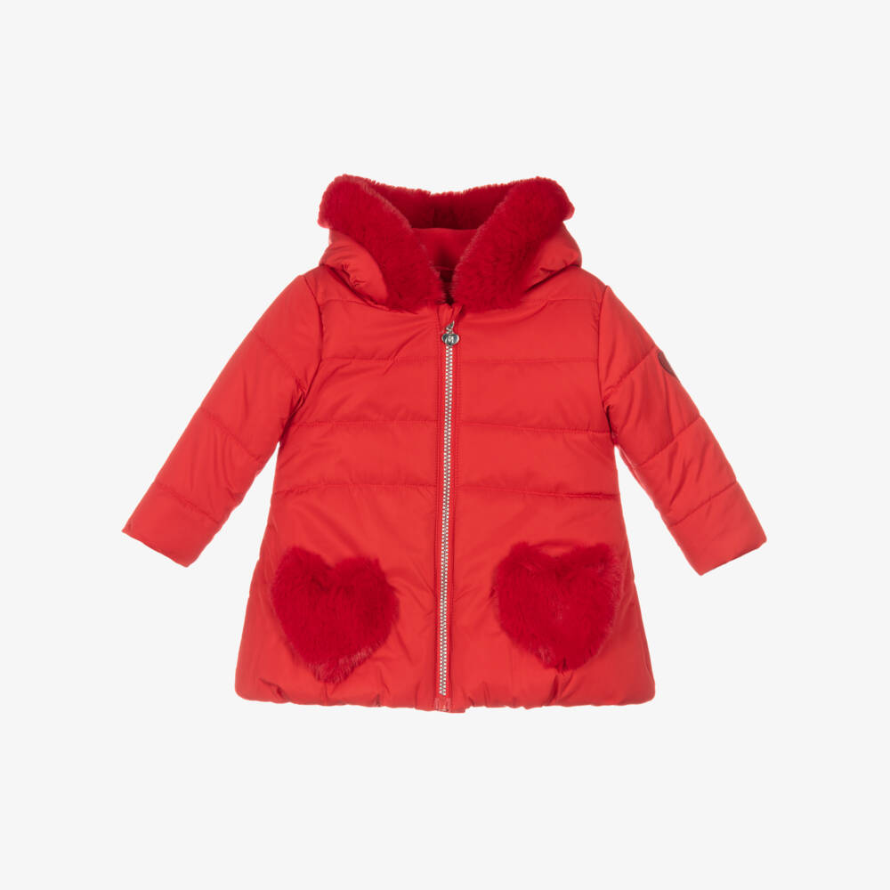 A Dee-Красный пуховик для девочек | Childrensalon Outlet