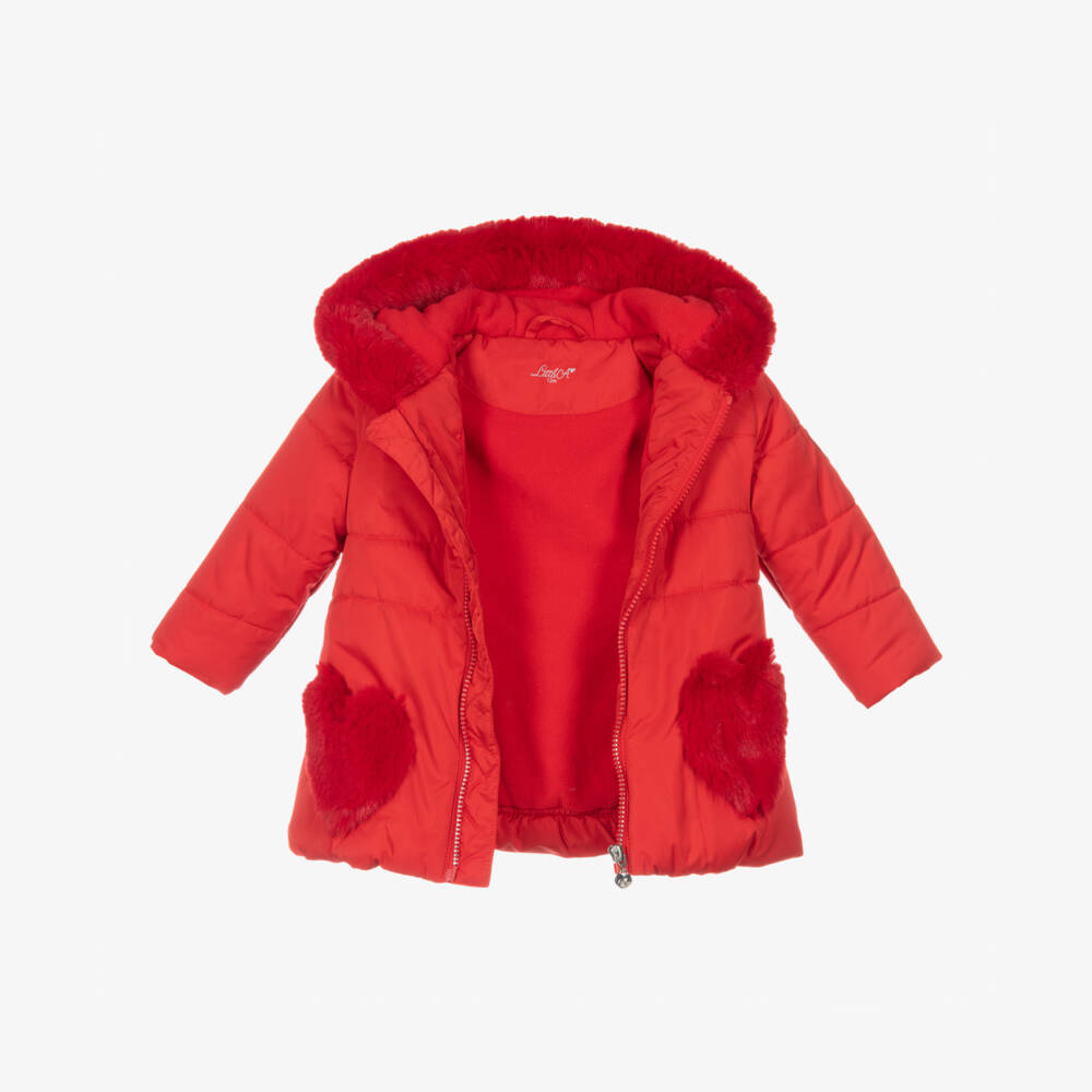 A Dee-Красный пуховик для девочек | Childrensalon Outlet