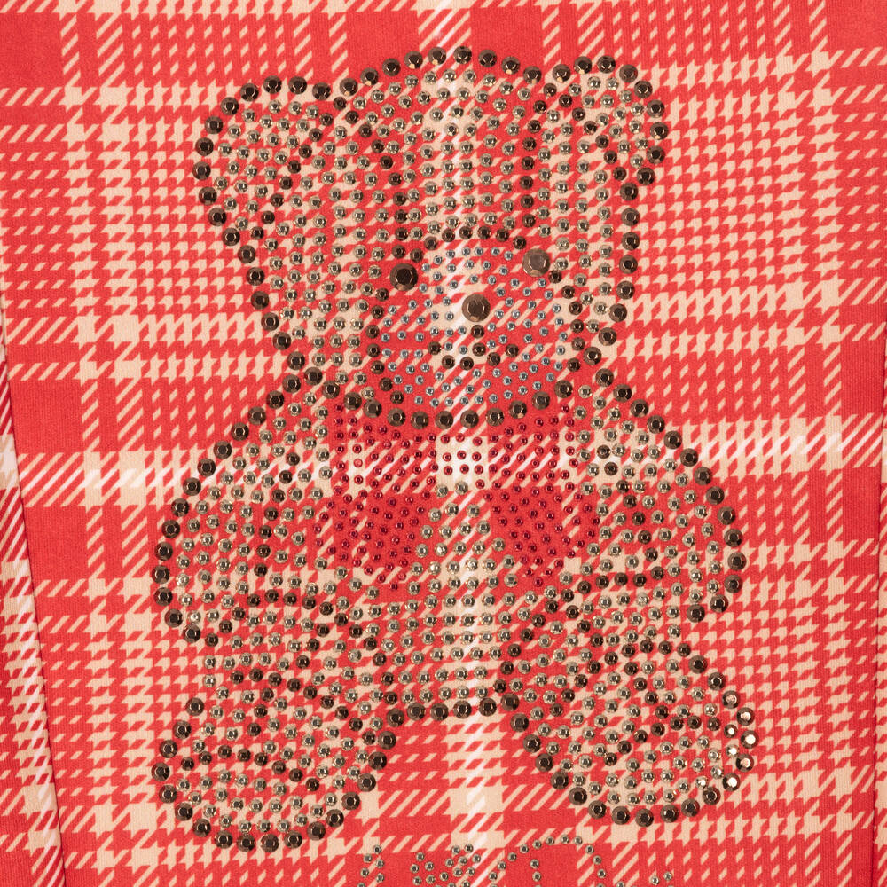 آدي-جاكيت بلايزر تارتان لون أحمر للبنات | Childrensalon Outlet