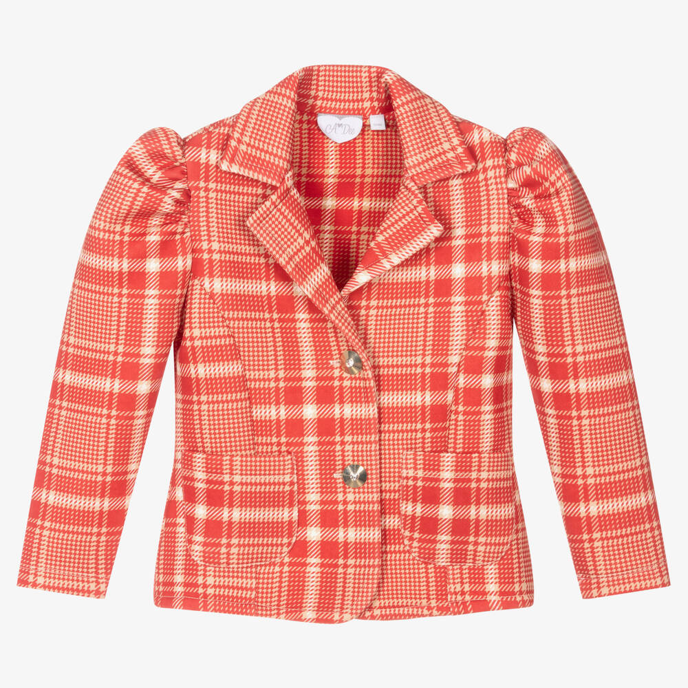 Red best sale girls blazer