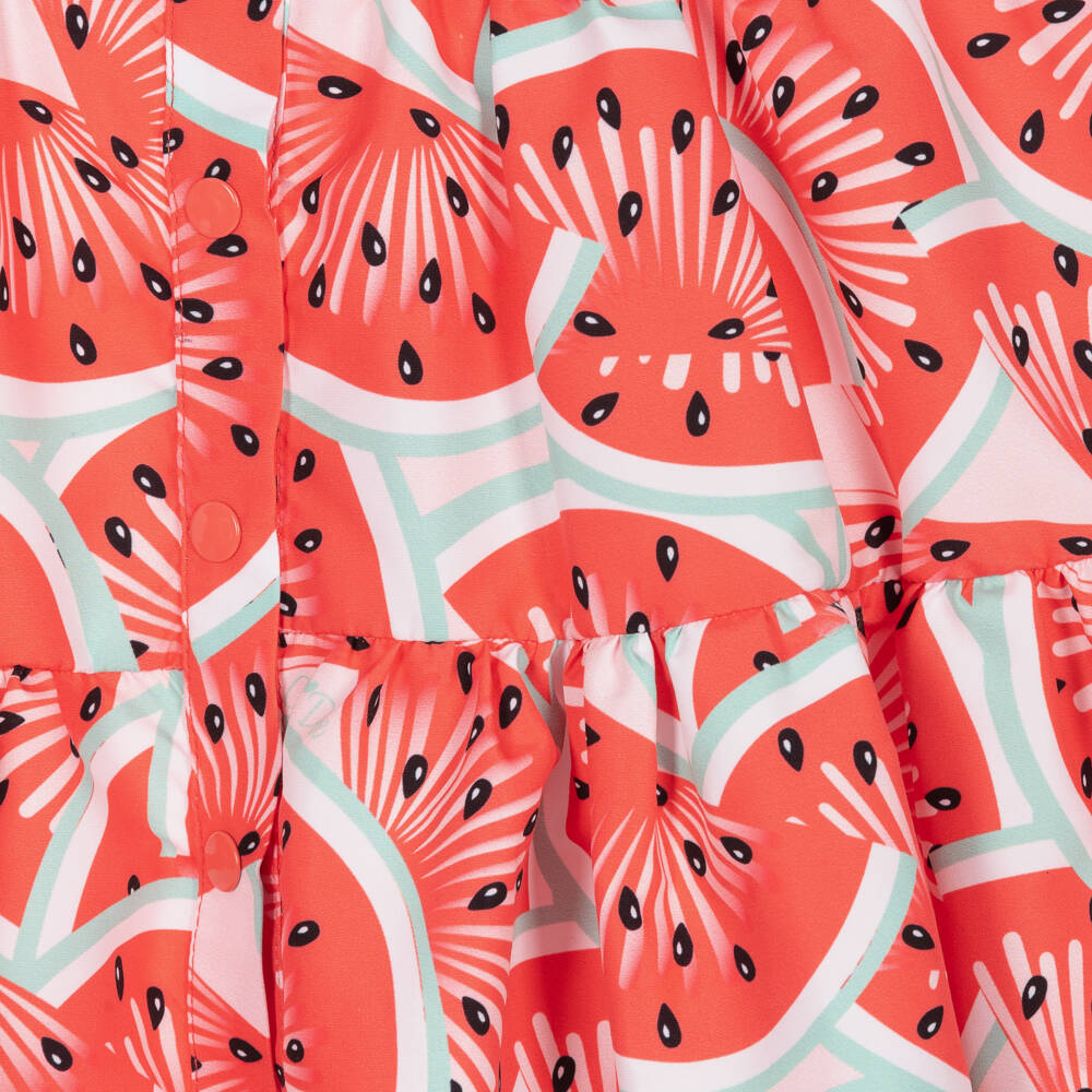 A Dee-Girls Red Watermelon Shorts Set | Childrensalon Outlet