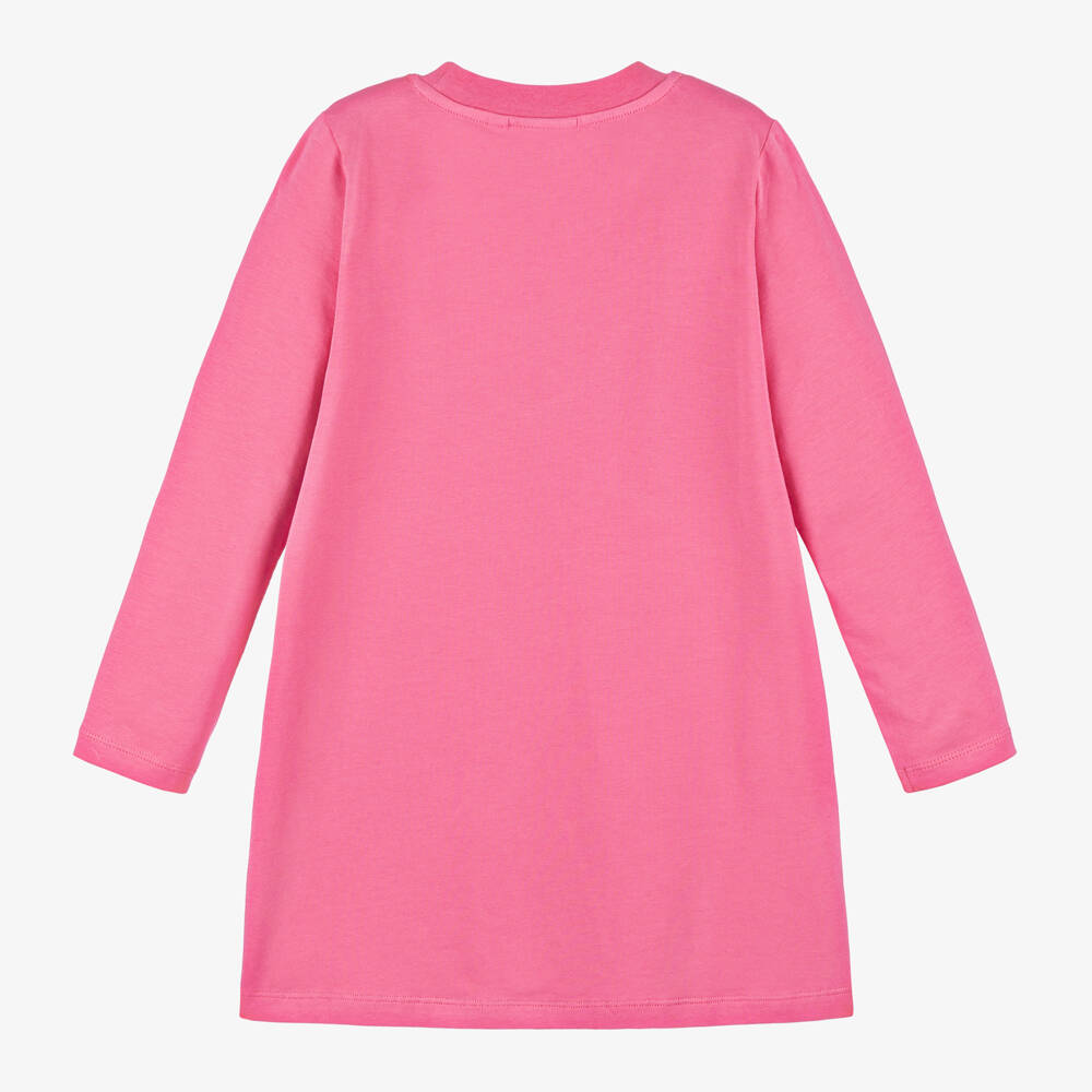 A Dee-Girls Rose Cotton Sparkle Dress | Childrensalon Outlet