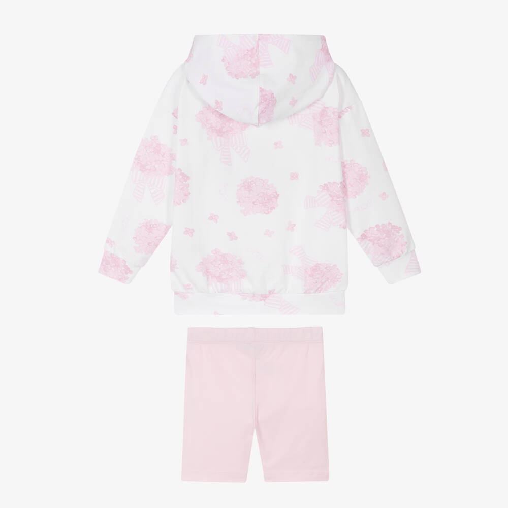 A Dee-Костюм с розовым цветочным принтом для девочек | Childrensalon Outlet