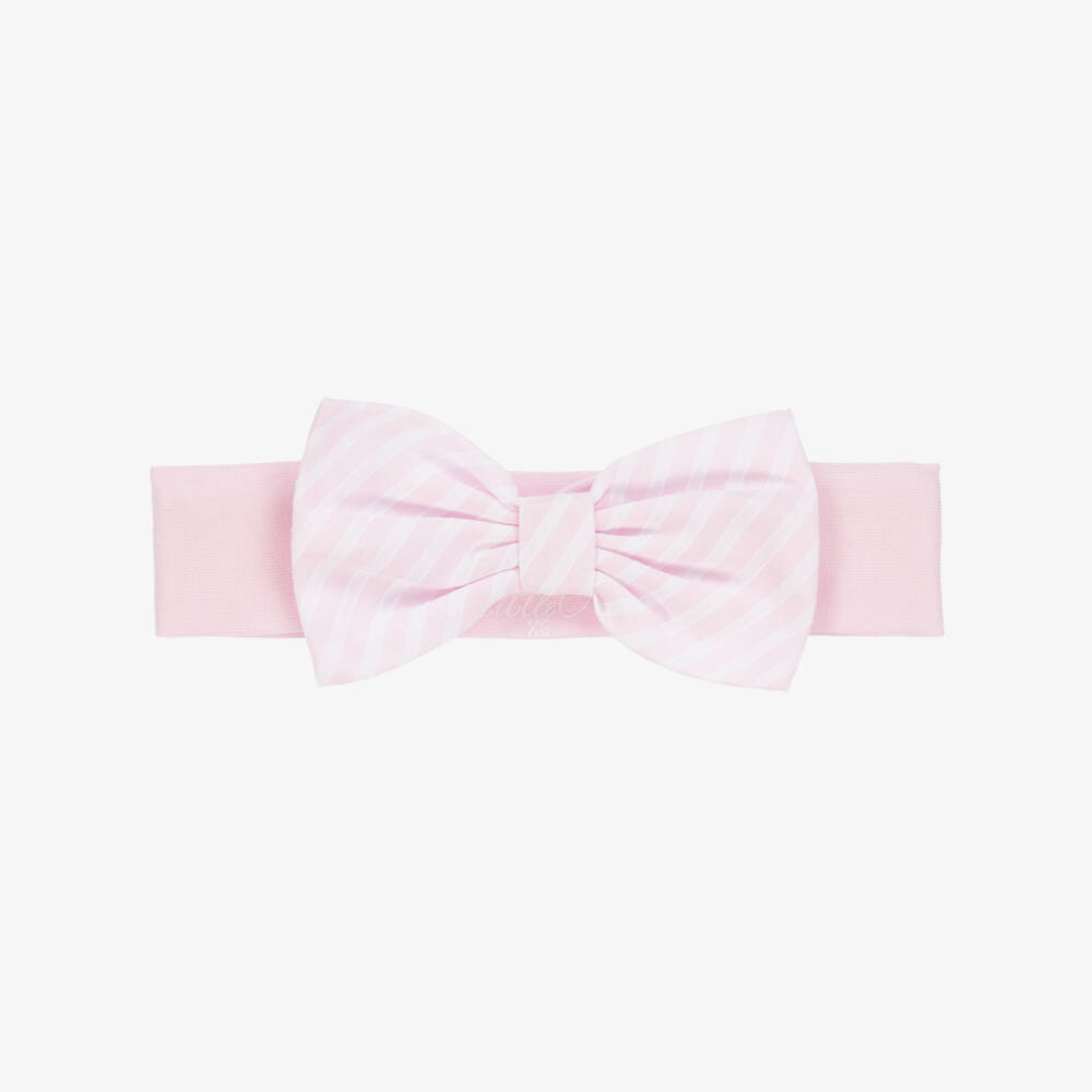 A Dee-Ободок с розовыми полосками и бантом для девочек | Childrensalon Outlet