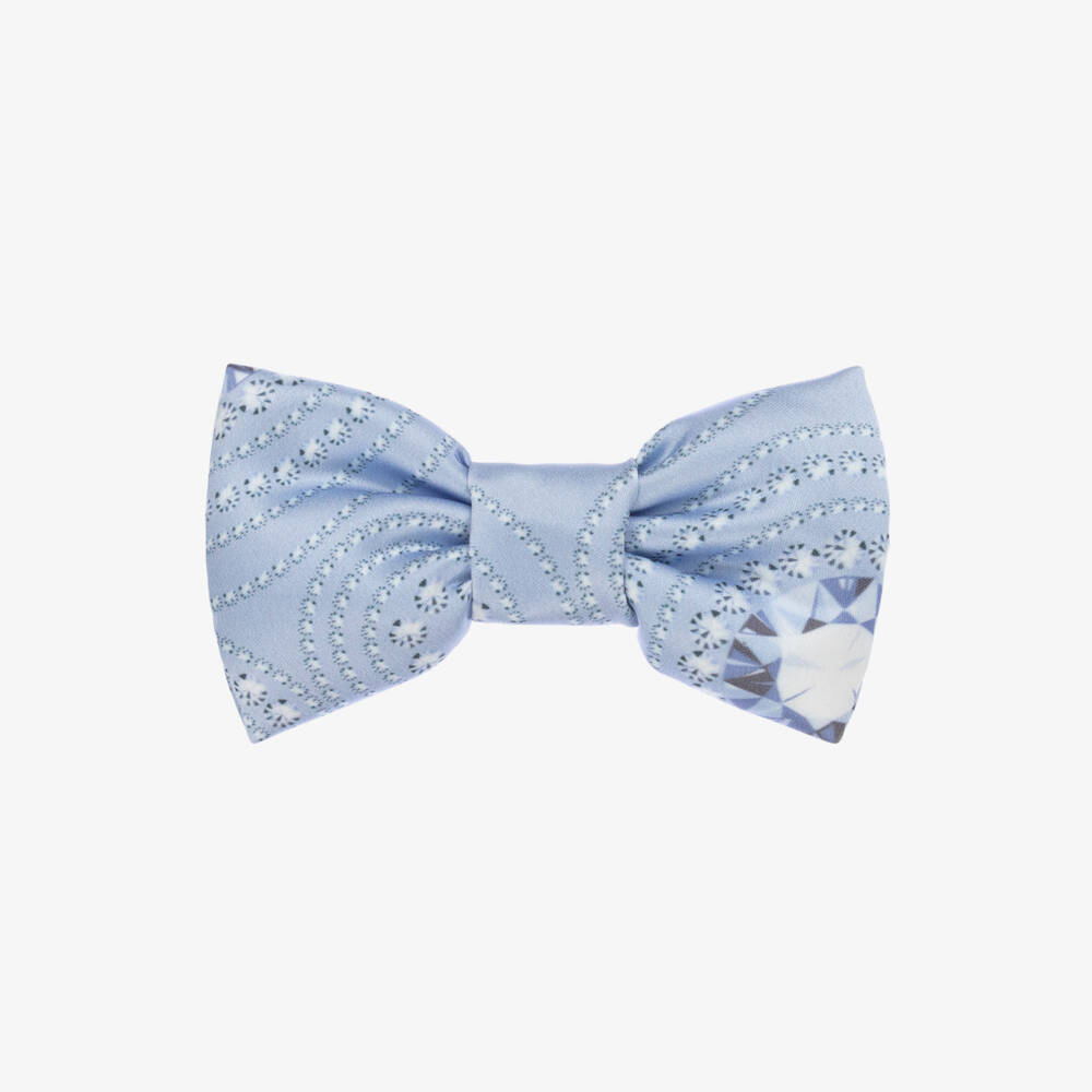 A Dee-Girls Satin Blue Hair Bow Clip | Childrensalon Outlet