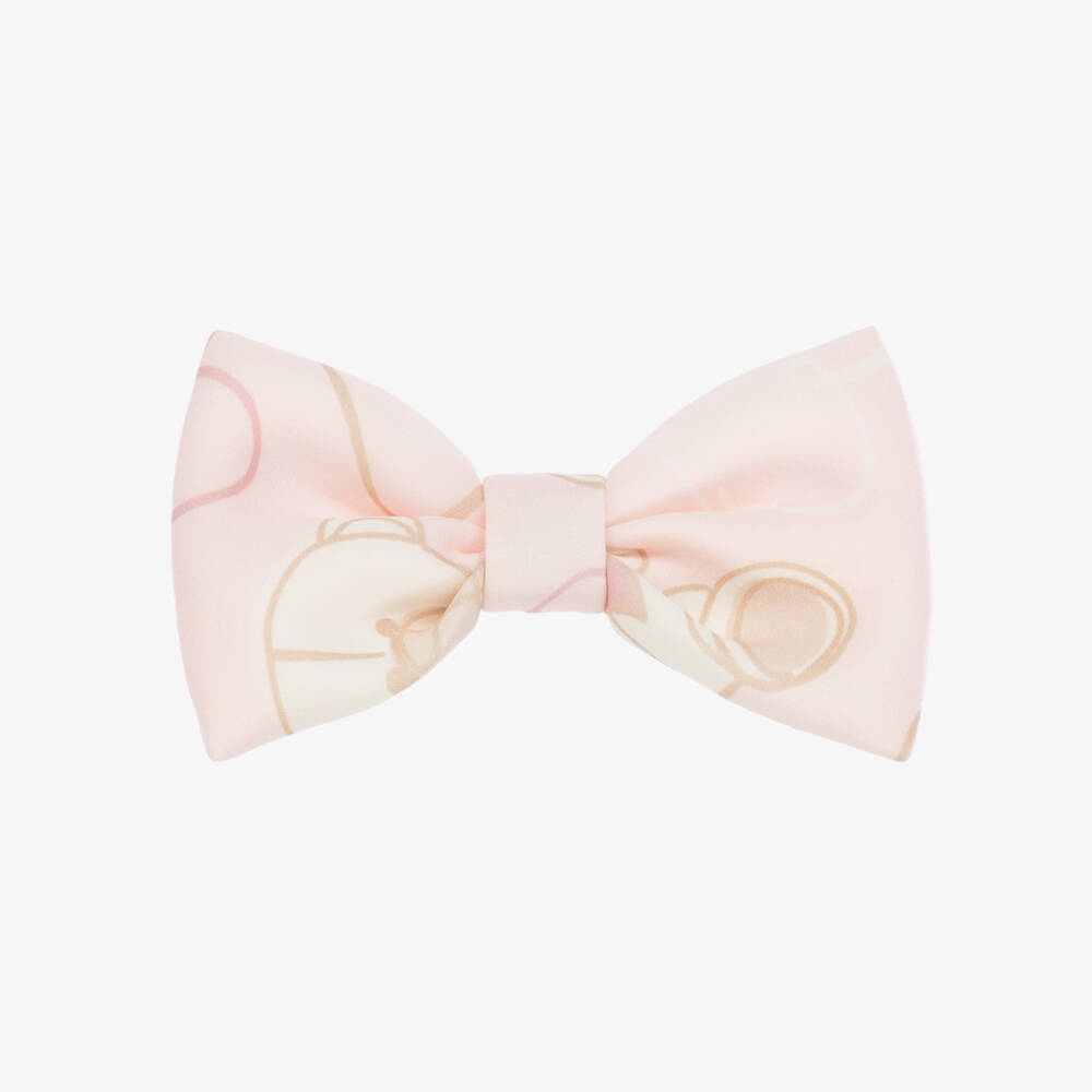 A Dee-Girls Satin Pink Bow Clip | Childrensalon Outlet