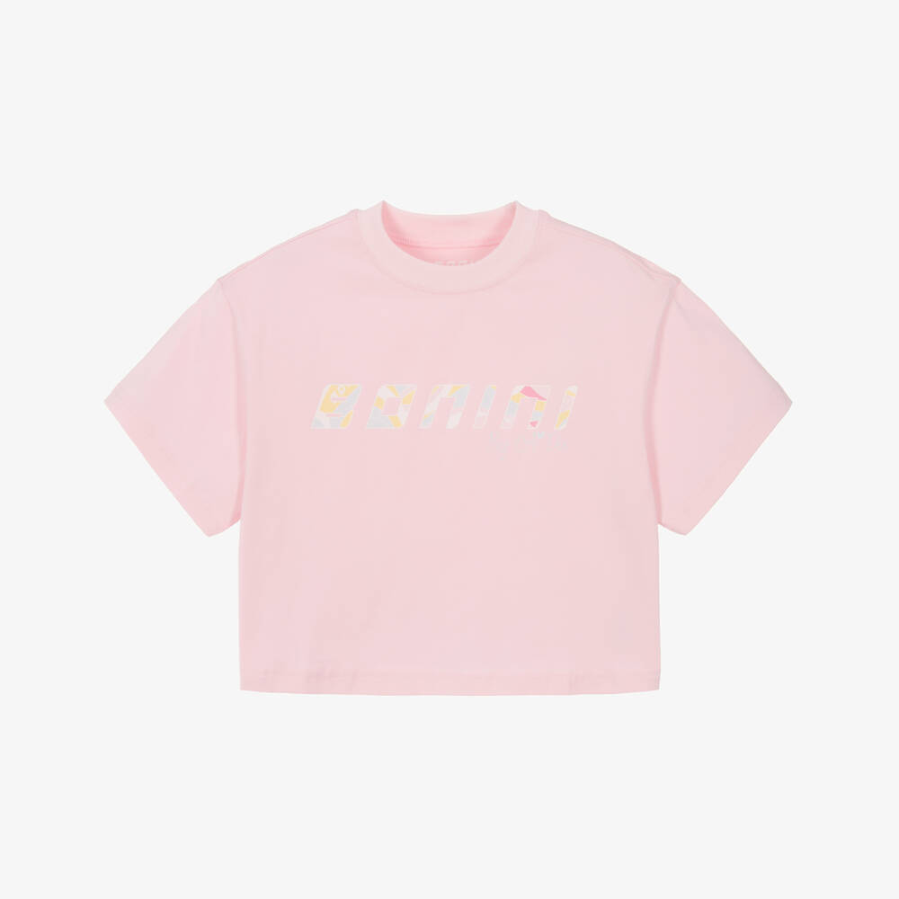 A Dee-Girls Soft Pink Graphic Tee | Childrensalon Outlet
