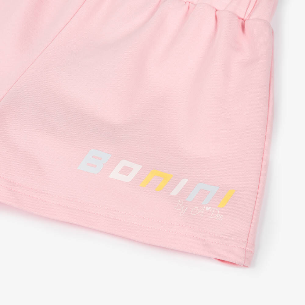 A Dee-Girls Soft Pink Knit Shorts | Childrensalon Outlet