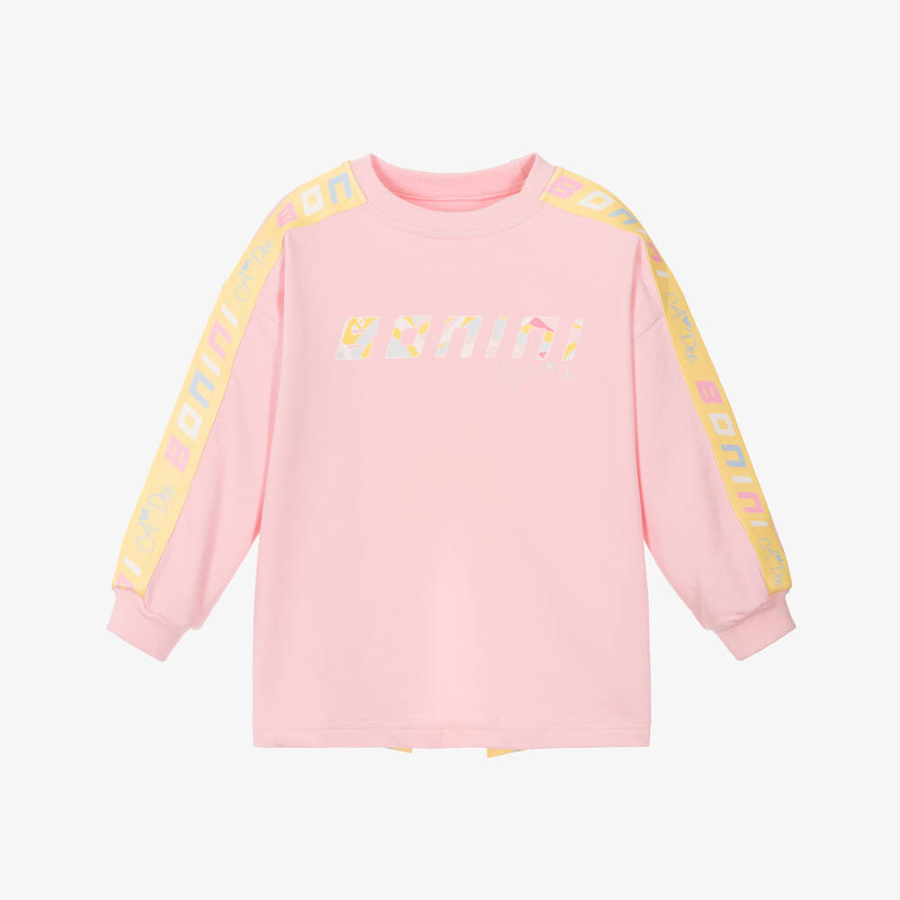 A Dee-Girls Soft Pink Split-Back Pullover | Childrensalon Outlet