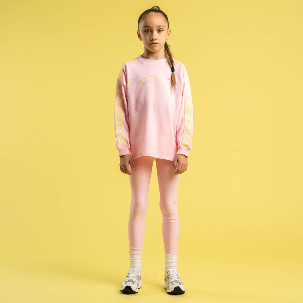 A Dee-Girls Soft Pink Split-Back Pullover | Childrensalon Outlet