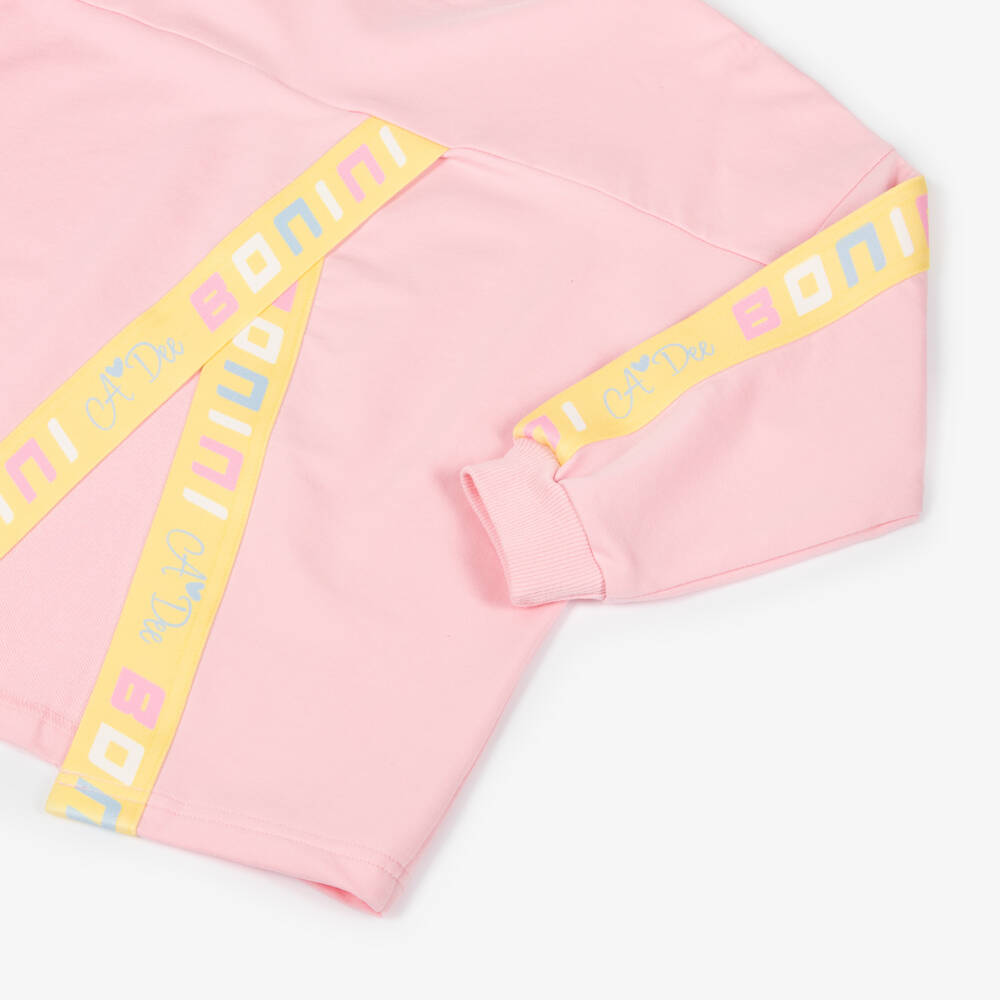 A Dee-Girls Soft Pink Split-Back Pullover | Childrensalon Outlet