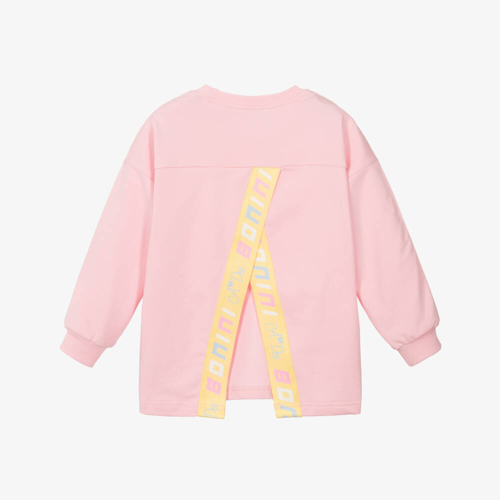A Dee-Girls Soft Pink Split-Back Pullover | Childrensalon Outlet