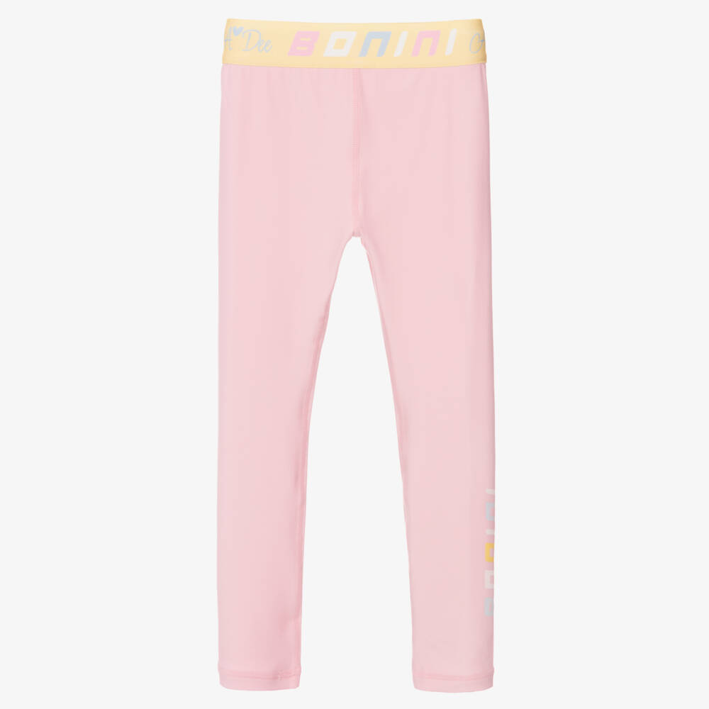 A Dee-Girls Soft Pink Stretch Leggings | Childrensalon Outlet