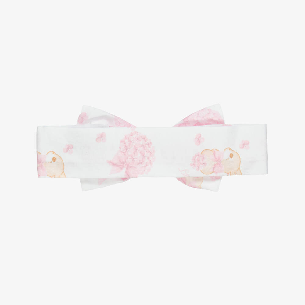 آدي-طوق شعر أبيض ناعم للبنات مع أرنب | Childrensalon Outlet