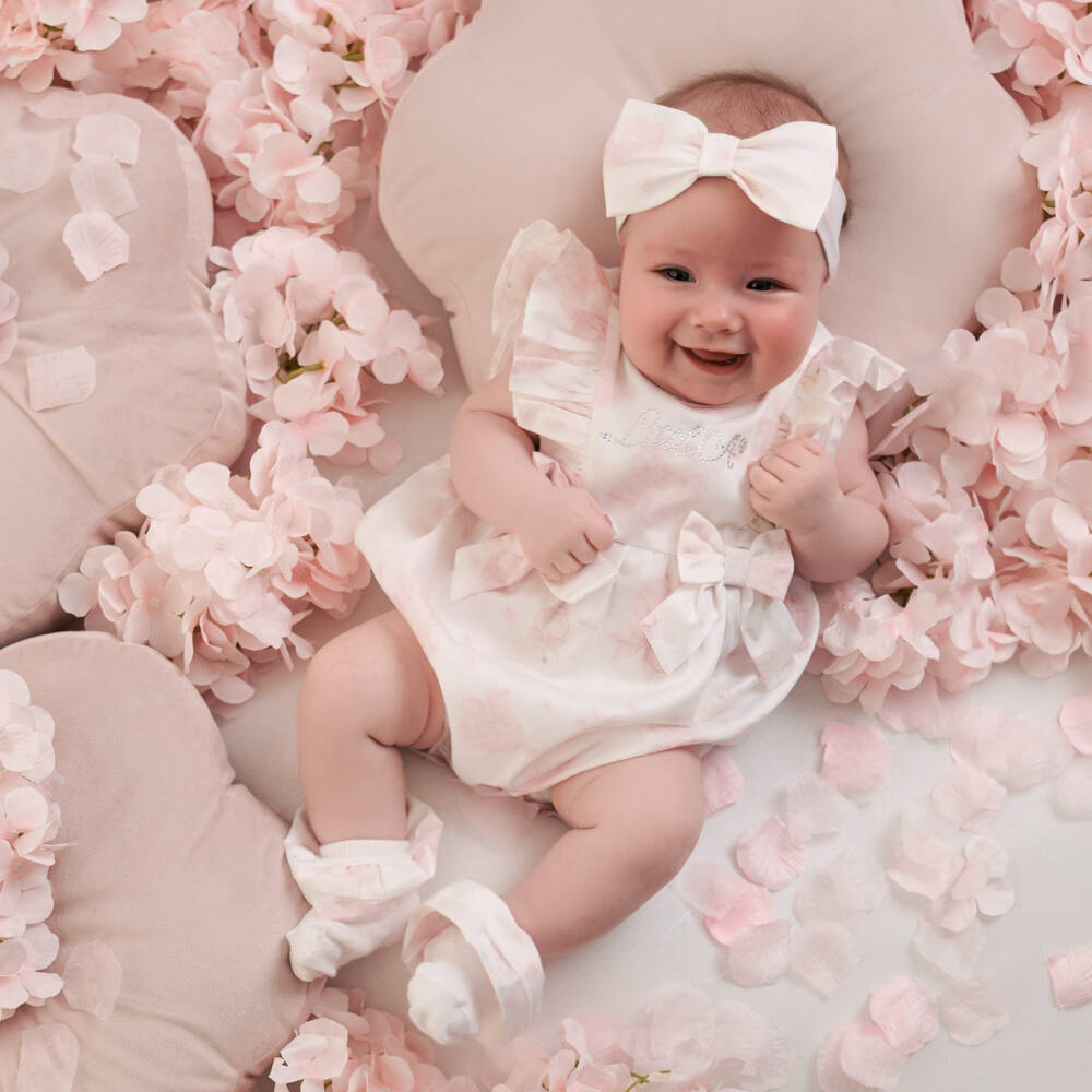 آدي-طوق شعر أبيض ناعم للبنات مع أرنب | Childrensalon Outlet