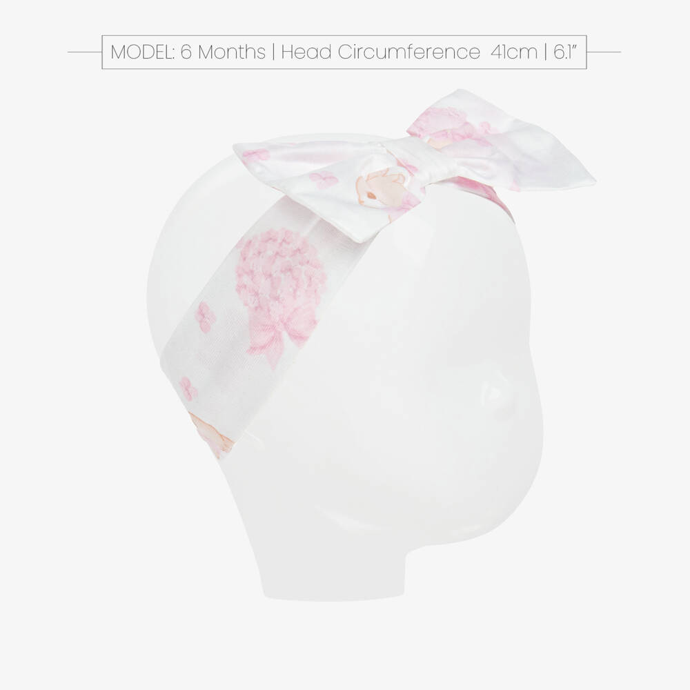 آدي-طوق شعر أبيض ناعم للبنات مع أرنب | Childrensalon Outlet