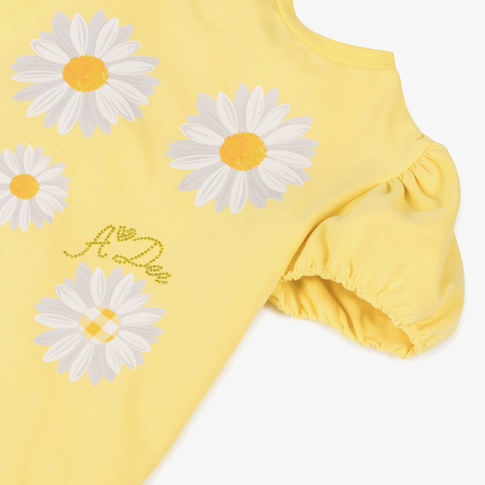A Dee-Girls Sunny Blossom Cotton Ensemble | Childrensalon Outlet