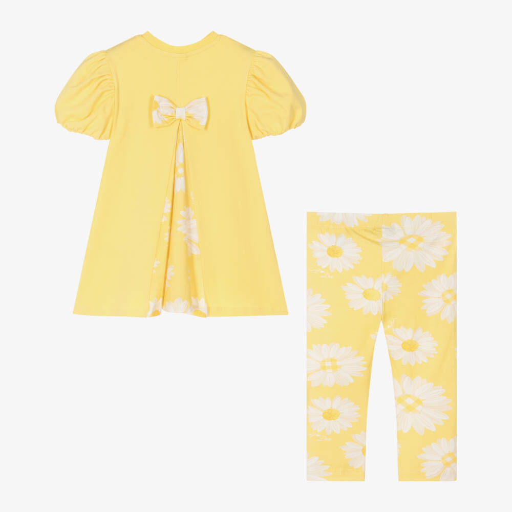 A Dee-Girls Sunny Blossom Cotton Ensemble | Childrensalon Outlet