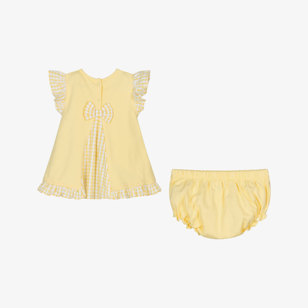 A Dee-Girls Sunny Daisy Cotton Ensemble | Childrensalon Outlet