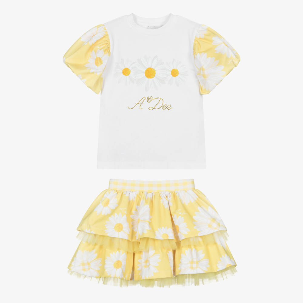 A Dee-Цветочная юбка дуэт для девочек | Childrensalon Outlet