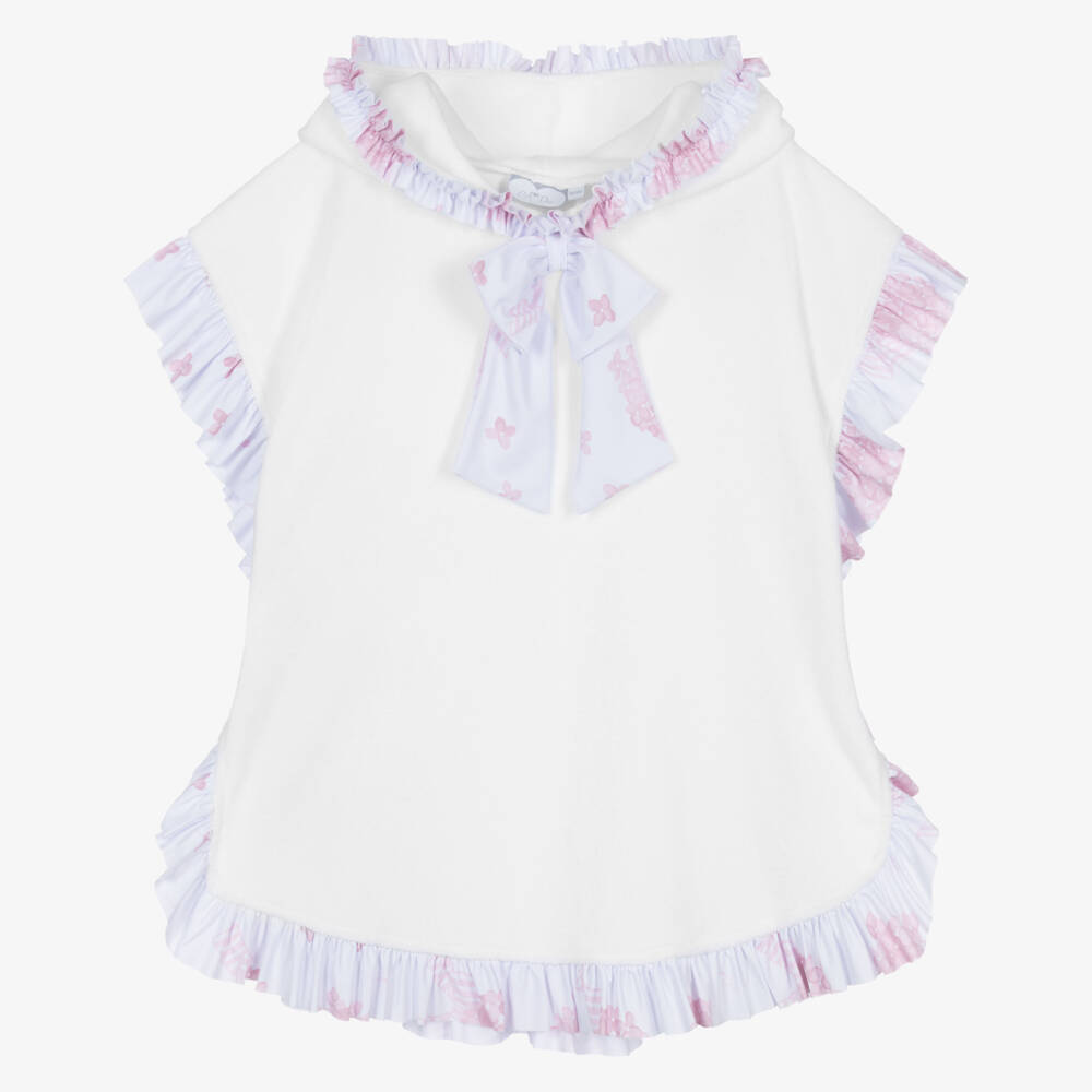 A Dee-Girls Terry Towel Hooded Wrap | Childrensalon Outlet