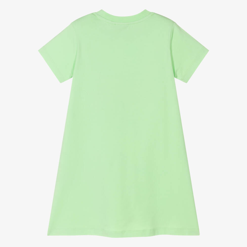 A Dee-Girls Tropical Green Bag Illusion Dress | Childrensalon Outlet