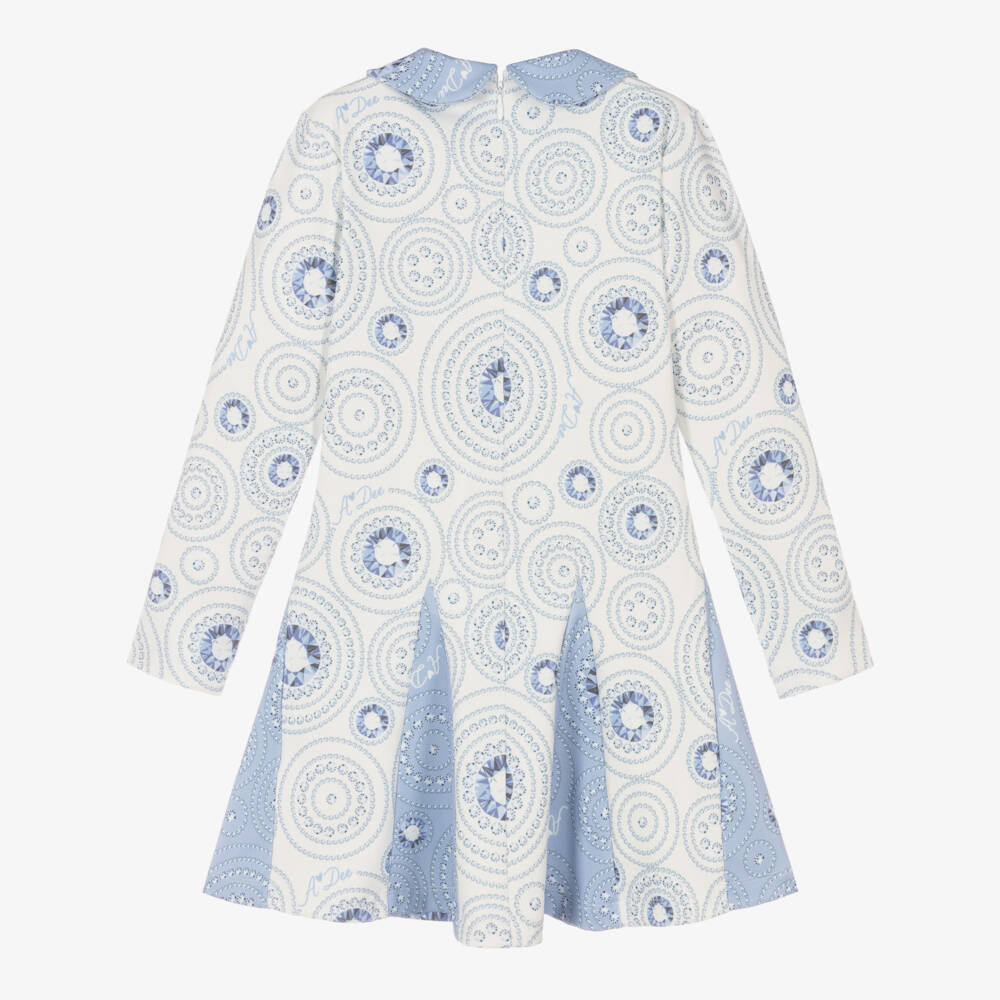 A Dee-Girls Two-Tone Jersey Dress | Childrensalon Outlet