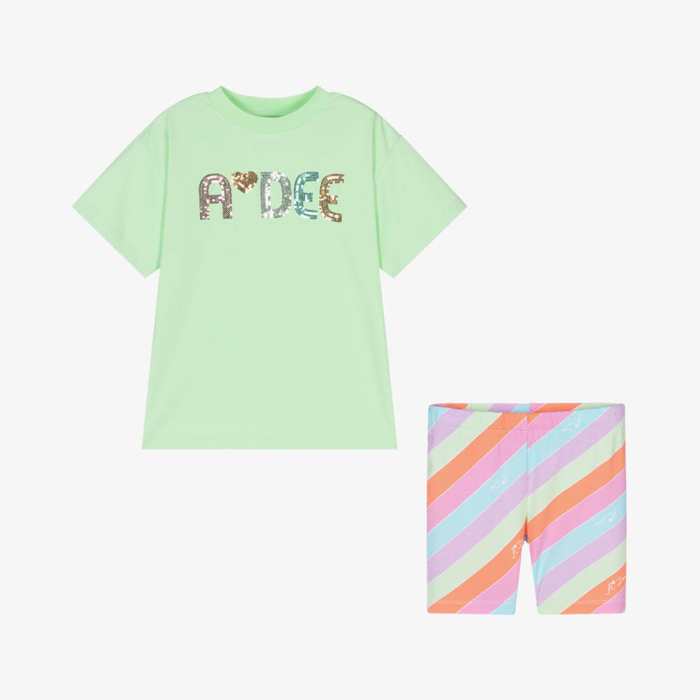 A Dee-طقم شورتات قطنية زاهية للبنات | Childrensalon Outlet