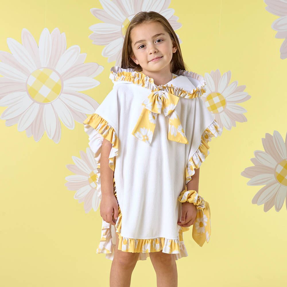 A Dee-Girls Vibrant Daisy Pattern Hair Tie | Childrensalon Outlet