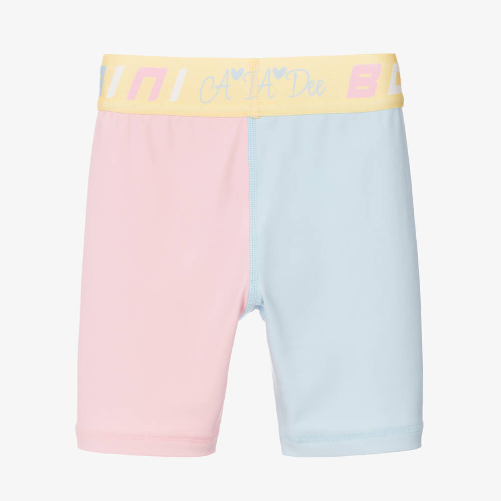 A Dee-Girls Vibrant Dual-Tone Cycling Shorts | Childrensalon Outlet